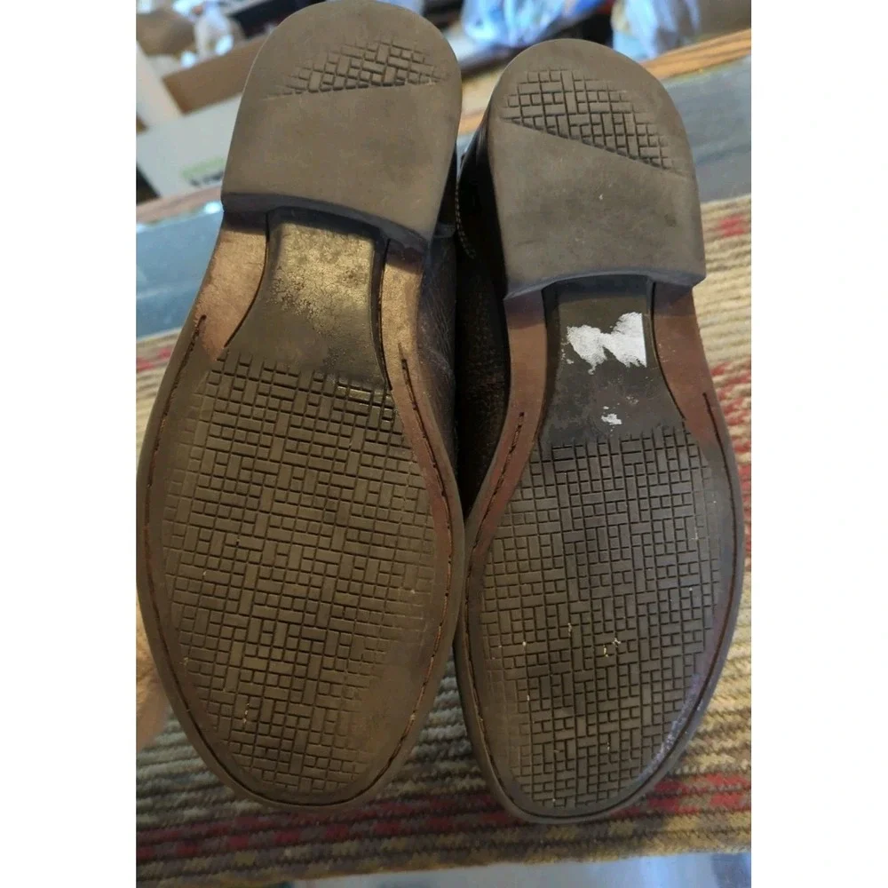 Dockers‎ Men's 9M Brown Leather Dress Casual Tassel Slipon Loafer Shoe